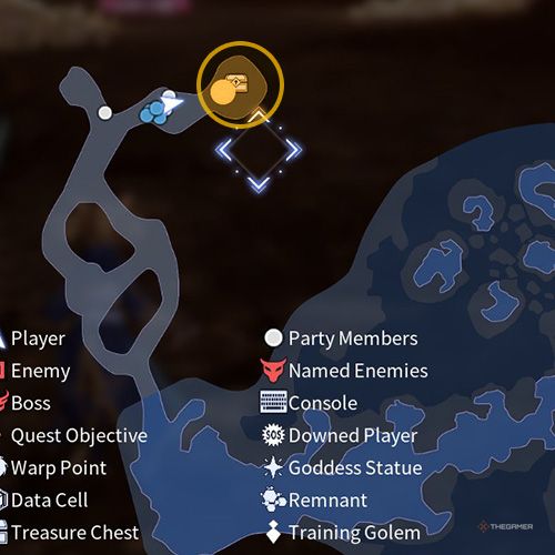 The treasure chest no 10 location is displayed on the map in second chapter&rsquo;s quest five in Sword Art Online Fractured Daydream