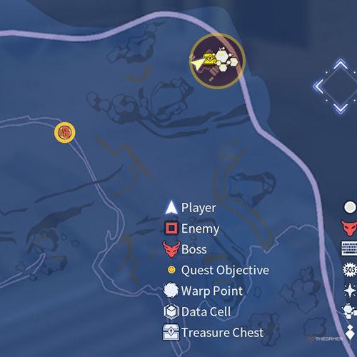 The treasure chest no 3 location is displayed on the map in first chapter&rsquo;s quest six in Sword Art Online Fractured Daydream