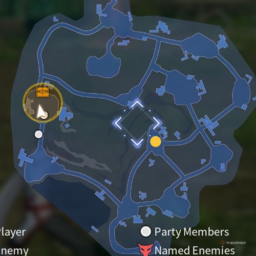 The treasure chest no 3 location is displayed on the map in second chapter&rsquo;s quest one in Sword Art Online Fractured Daydream