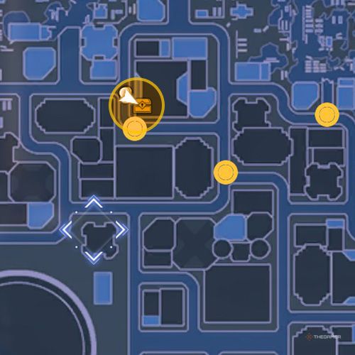 The treasure chest no 3 location is displayed on the map in second chapter&rsquo;s quest three in Sword Art Online Fractured Daydream