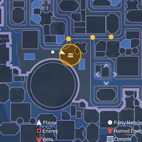 The treasure chest no 3 location is displayed on the map in second chapter&rsquo;s side quest one in Sword Art Online Fractured Daydream