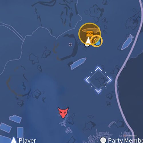 The treasure chest no 3 location is displayed on the map in third chapter&rsquo;s quest one in Sword Art Online Fractured Daydream