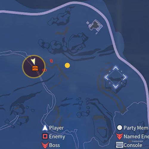 The treasure chest no 4 location is displayed on the map in first chapter&rsquo;s quest six in Sword Art Online Fractured Daydream