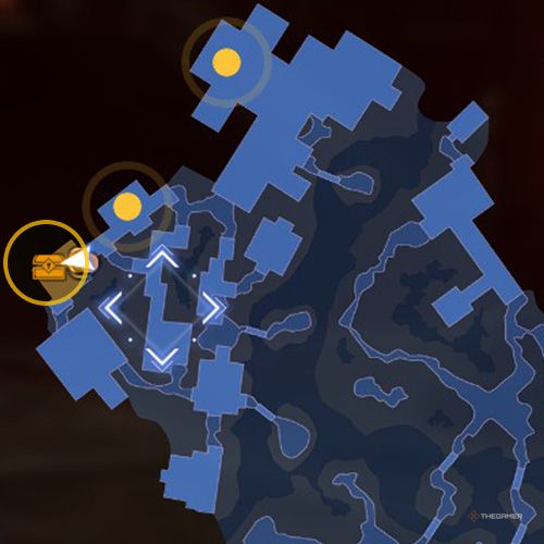 The treasure chest no 4 location is displayed on the map in fourth chapter&rsquo;s quest one in Sword Art Online Fractured Daydream