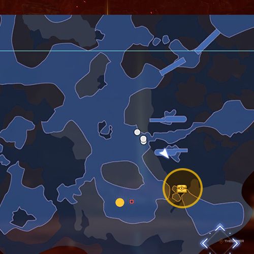 The treasure chest no 4 location is displayed on the map in fourth chapter&rsquo;s side quest four in Sword Art Online Fractured Daydream