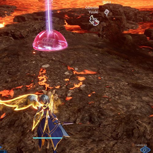 The treasure chest no 4 location is displayed on the map in second chapter&rsquo;s quest five in Sword Art Online Fractured Daydream
