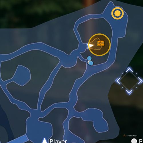The treasure chest no 4 location is displayed on the map in second chapter&rsquo;s quest two in Sword Art Online Fractured Daydream
