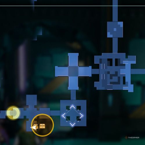 The treasure chest no 4 location is displayed on the map in third chapter&rsquo;s quest five in Sword Art Online Fractured Daydream