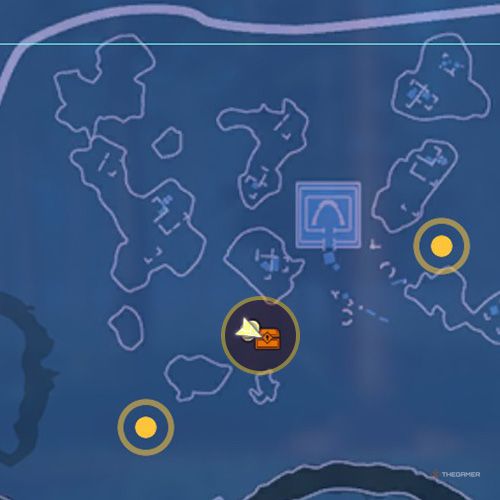 The treasure chest no 5 location is displayed on the map in first chapter&rsquo;s quest nine in Sword Art Online Fractured Daydream