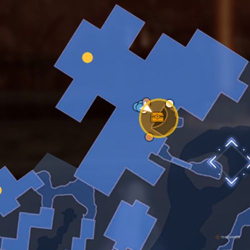 The treasure chest no 5 location is displayed on the map in fourth chapter&rsquo;s quest one in Sword Art Online Fractured Daydream