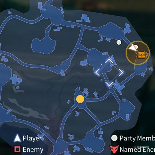 The treasure chest no 5 location is displayed on the map in second chapter&rsquo;s quest one in Sword Art Online Fractured Daydream