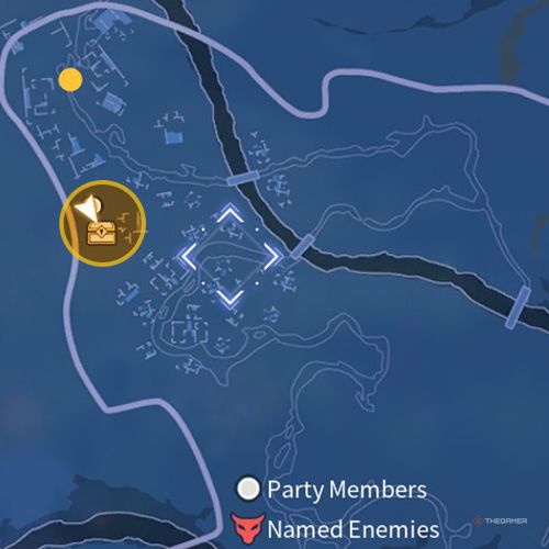 The treasure chest no 5 location is displayed on the map in third chapter&rsquo;s side quest one in Sword Art Online Fractured Daydream