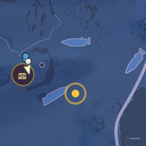 The treasure chest no 6 location is displayed on the map in first chapter&rsquo;s quest seven in Sword Art Online Fractured Daydream