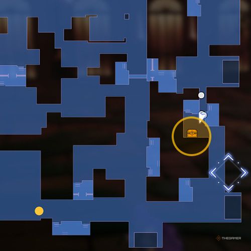 The treasure chest no 6 location is displayed on the map in second chapter&rsquo;s quest four in Sword Art Online Fractured Daydream