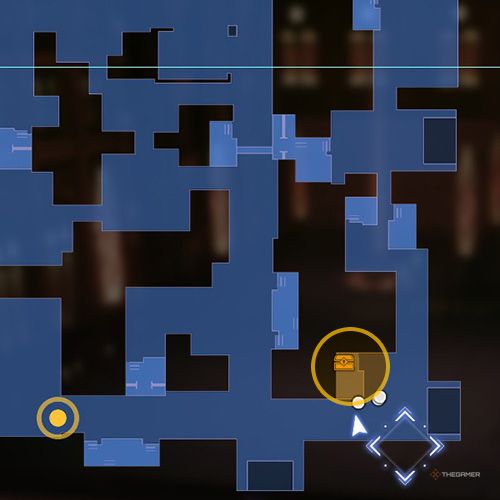 The treasure chest no 7 location is displayed on the map in second chapter&rsquo;s quest four in Sword Art Online Fractured Daydream