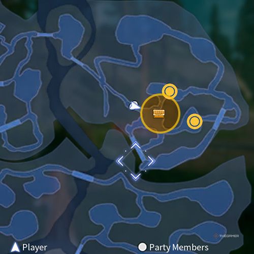 The treasure chest no 7 location is displayed on the map in third chapter&rsquo;s quest three in Sword Art Online Fractured Daydream