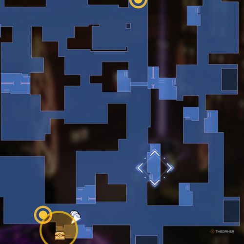 The treasure chest no 9 location is displayed on the map in second chapter&rsquo;s quest four in Sword Art Online Fractured Daydream