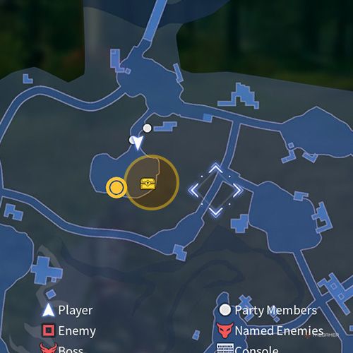 The treasure chest no 9 location is displayed on the map in second chapter&rsquo;s quest one in Sword Art Online Fractured Daydream
