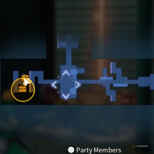 The treasure chest number eight location is displayed on the map in fifth chapter&rsquo;s quest five in Sword Art Online Fractured Daydream