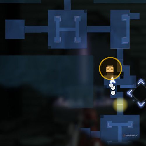 The treasure chest number four location is displayed on the map in fifth chapter&rsquo;s quest six in Sword Art Online Fractured Daydream