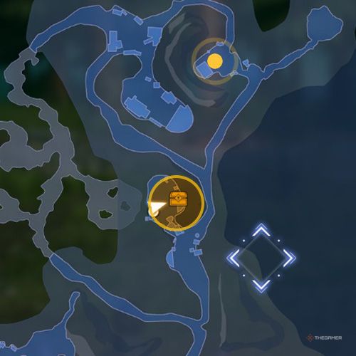 The treasure chest number seven location is displayed on the map in fourth chapter&rsquo;s side quest four in Sword Art Online Fractured Daydream