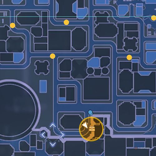 The treasure chest number two location is displayed on the map in fifth chapter&rsquo;s quest four in Sword Art Online Fractured Daydream