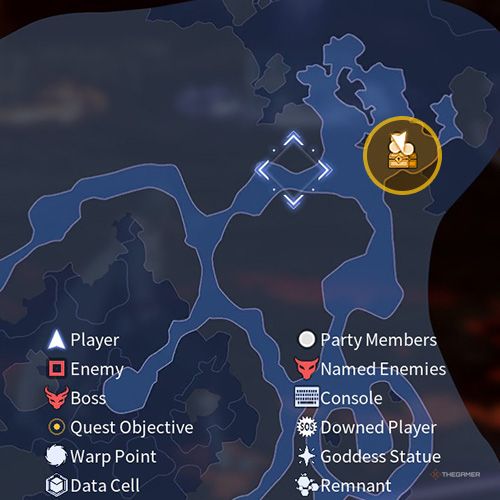 The treasure chest no 4 and 5 location is displayed on the map in fourth chapter&rsquo;s side quest two in Sword Art Online Fractured Daydream