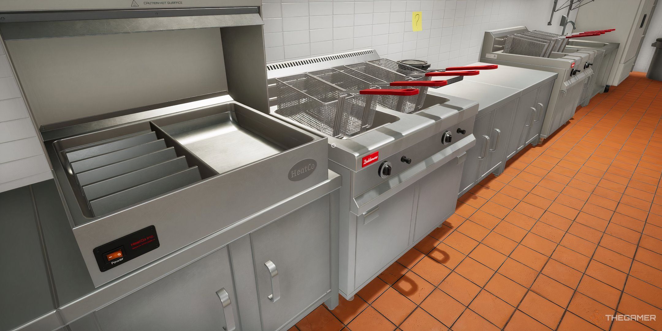 The image shows the French Fries cooking station in Fast Food Simulator.