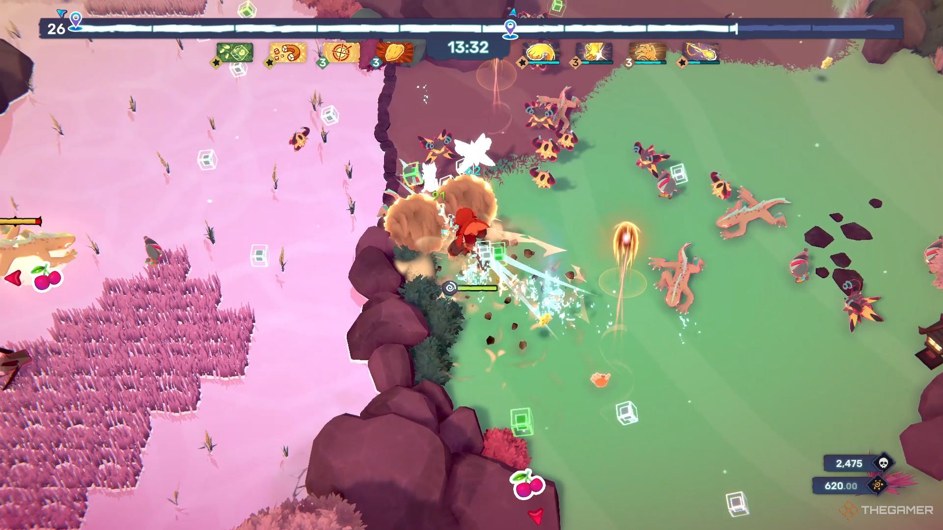 Using an ultimate ability in Temtem: Swarm.