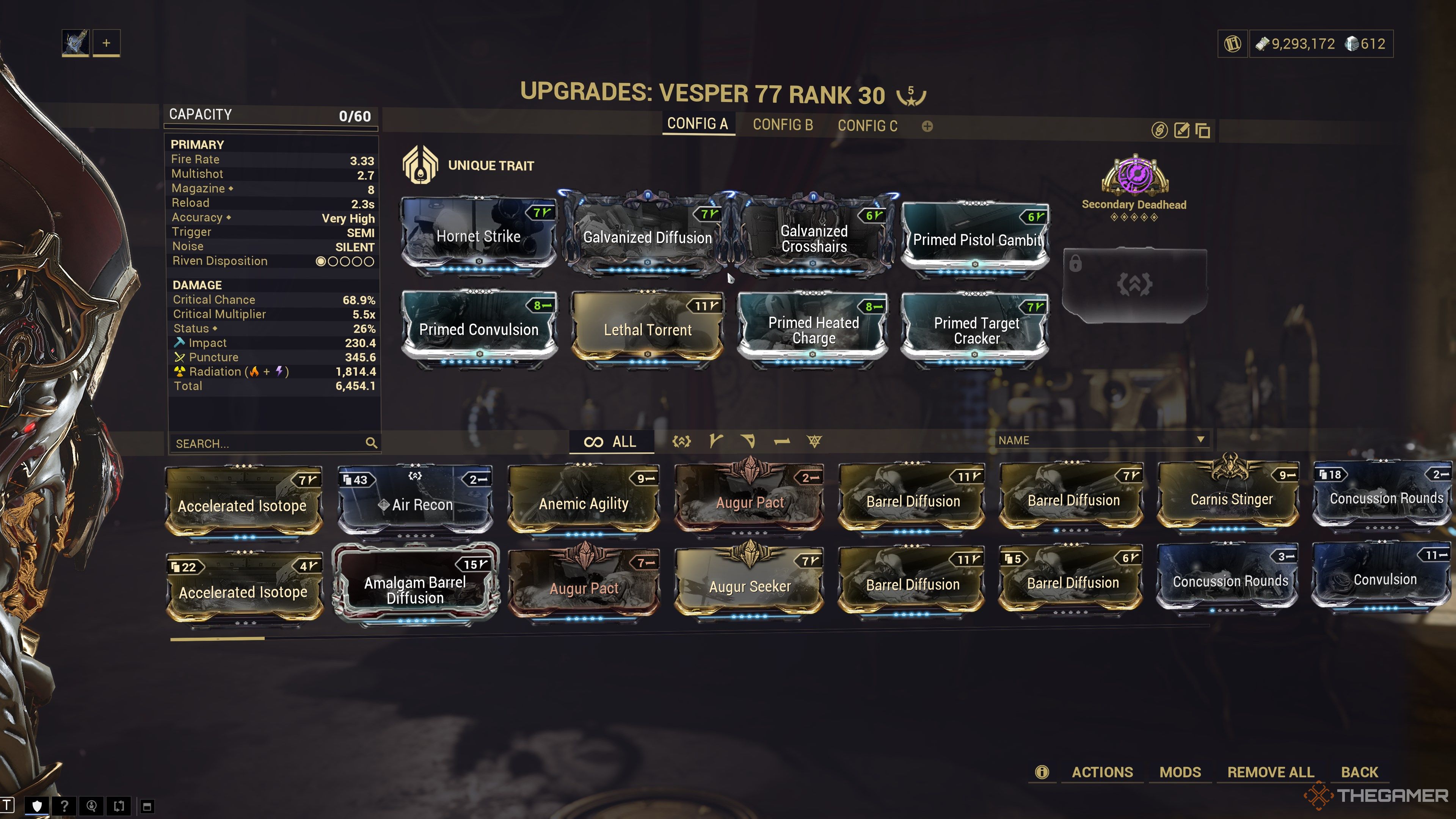 Лучшие сборки Vesper 77 в Warframe