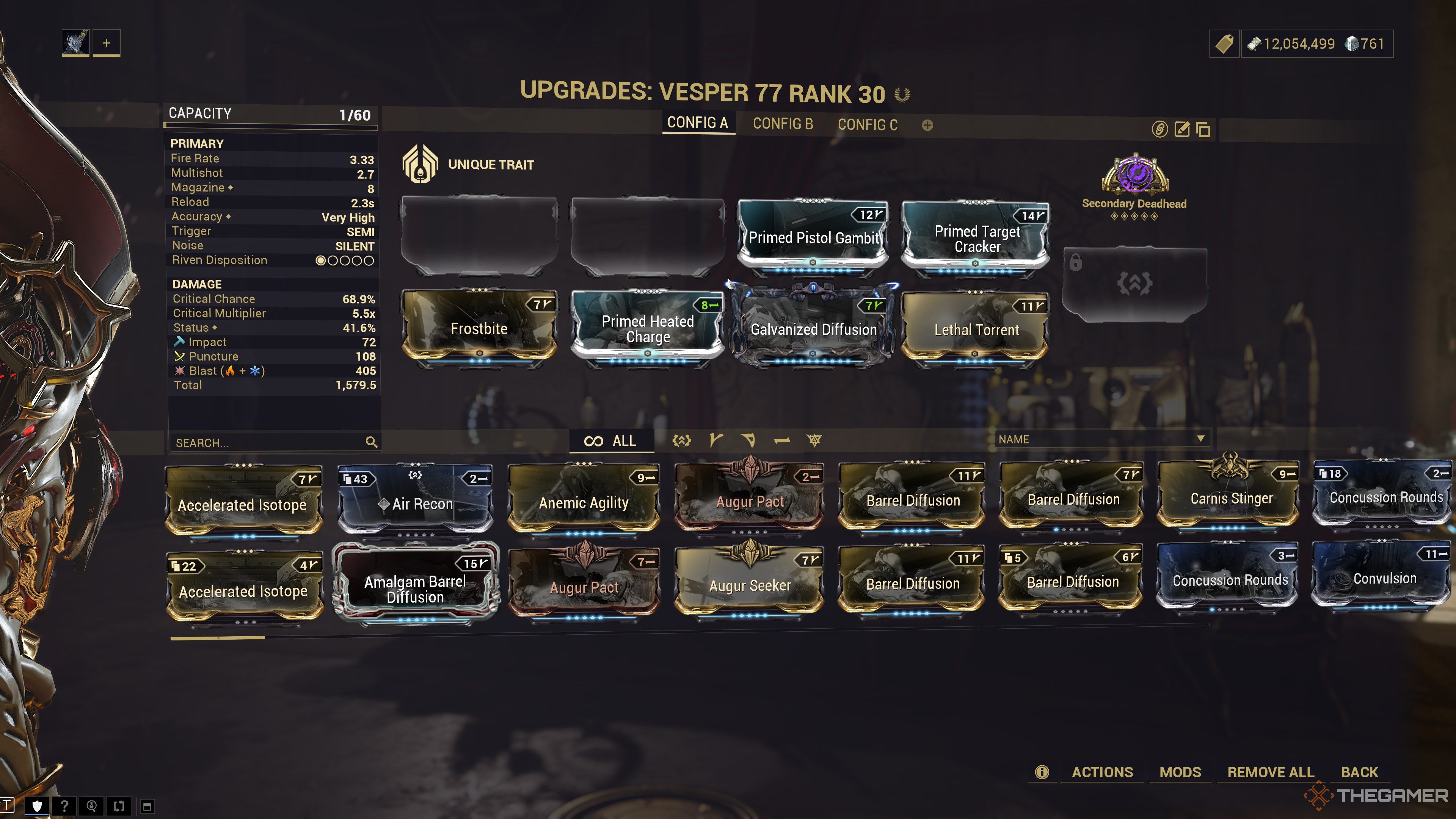 Лучшие сборки Vesper 77 в Warframe