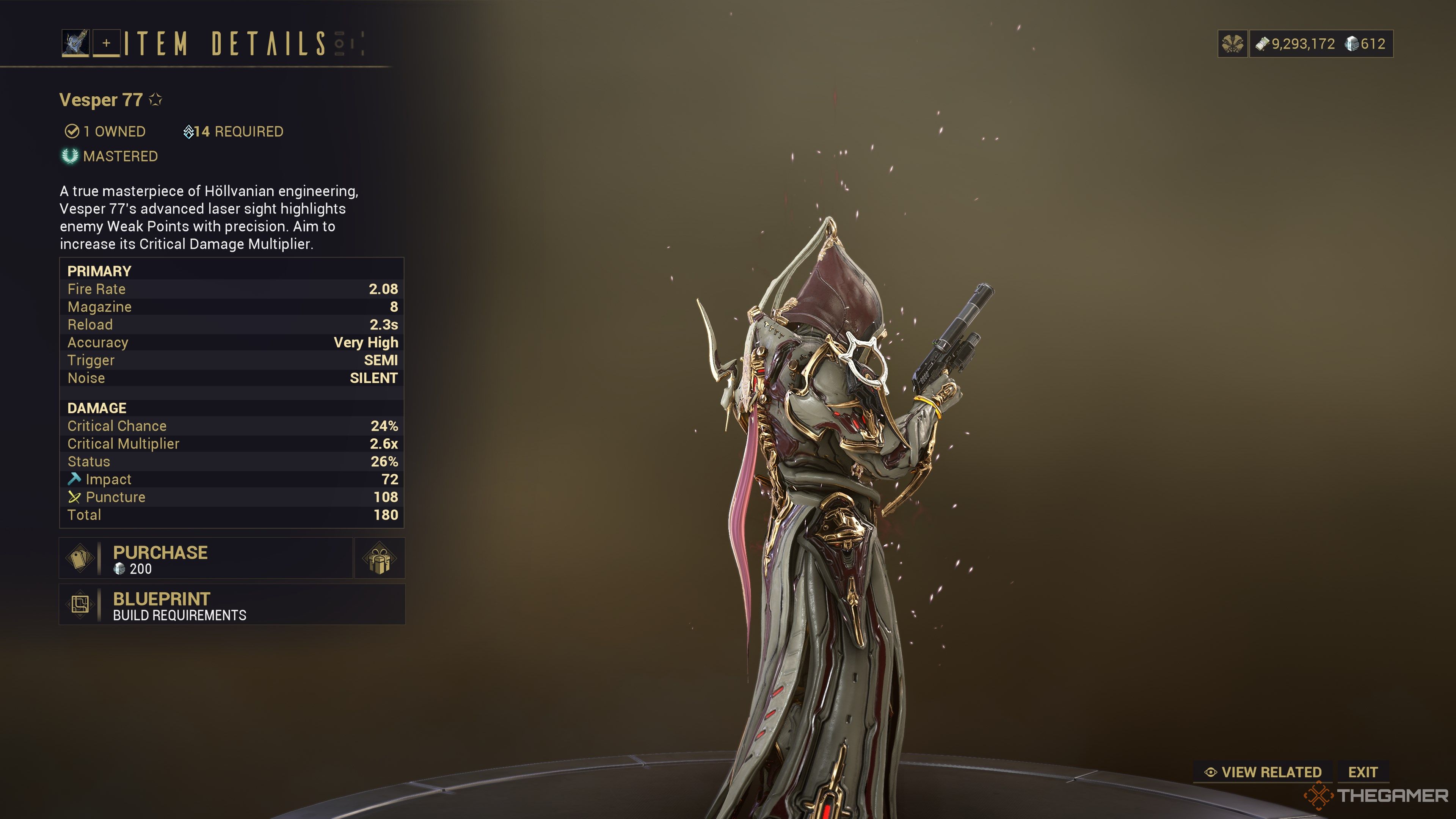 Лучшие сборки Vesper 77 в Warframe