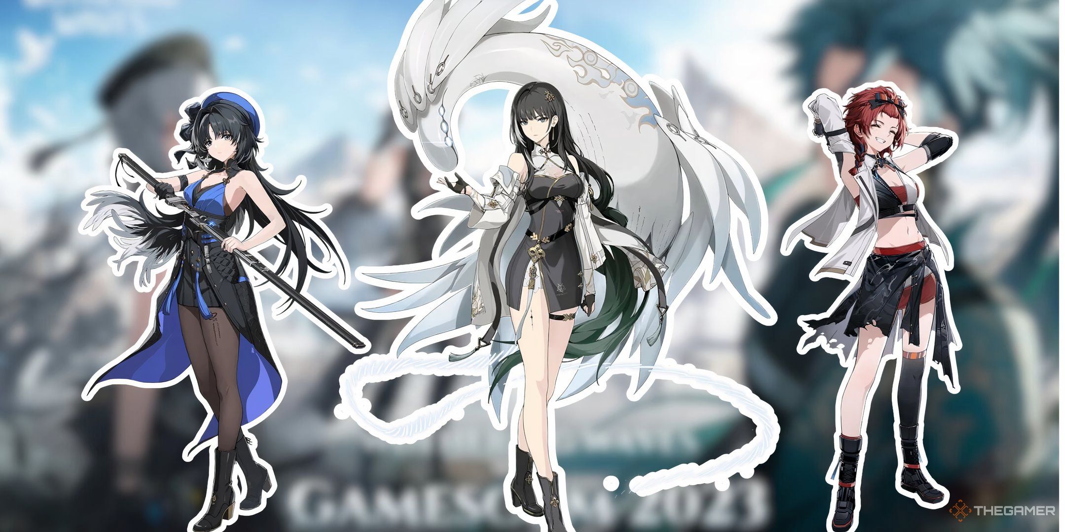 Wuthering Waves custom banner image for best four star characters.