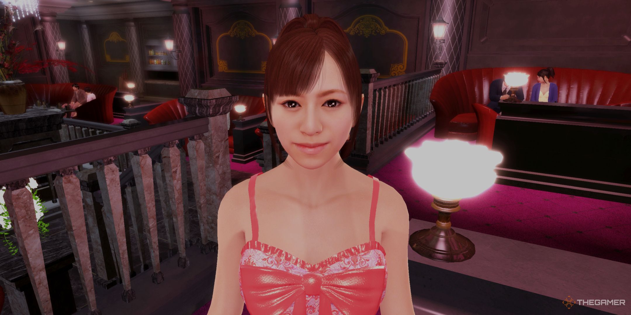 Yakuza Kiwami screenshot of Rina in the club.