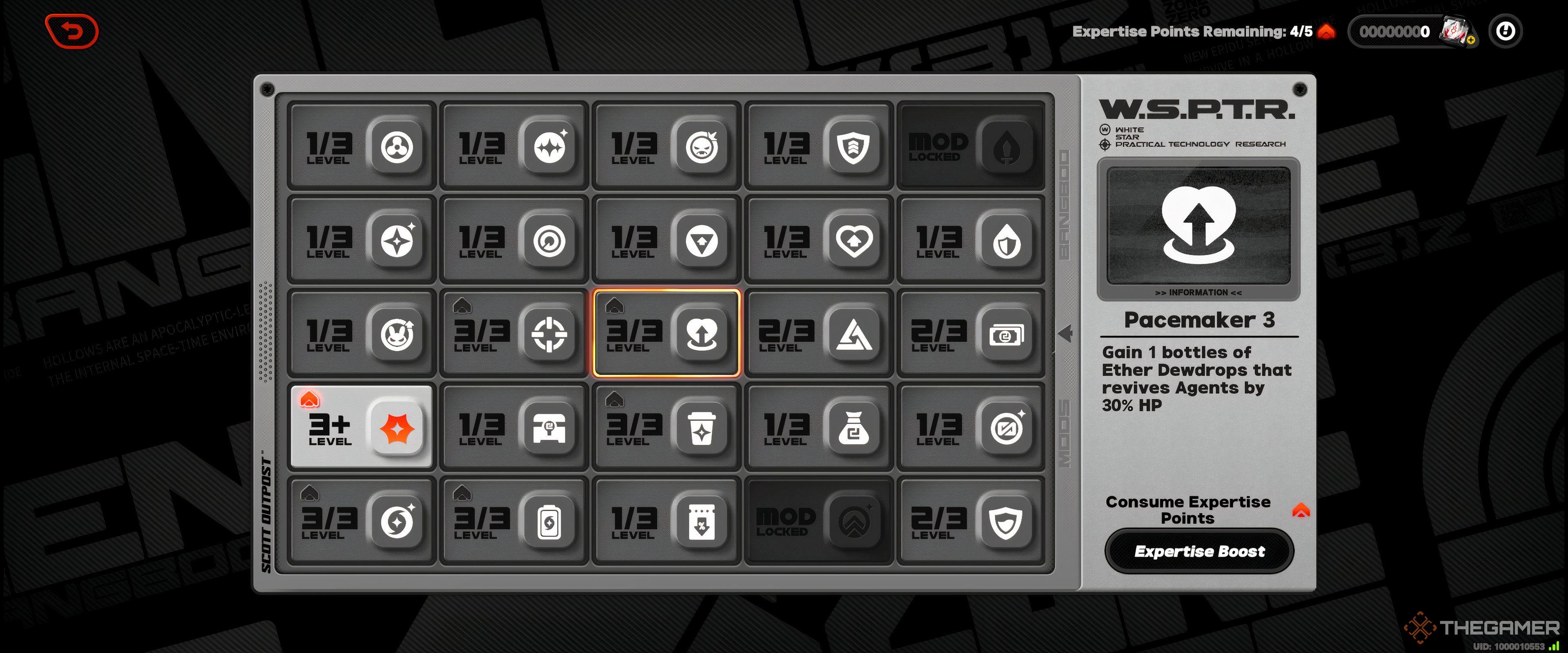 Lost Void Combat Potential screen in Zenless Zone Zero.