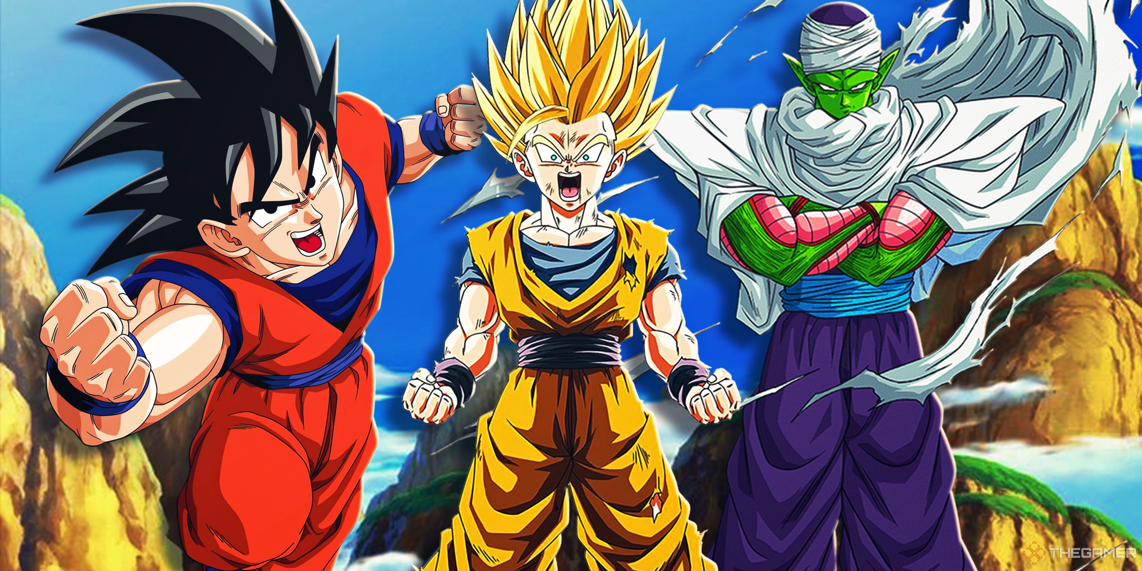 Goku, Gohan and Piccolo.