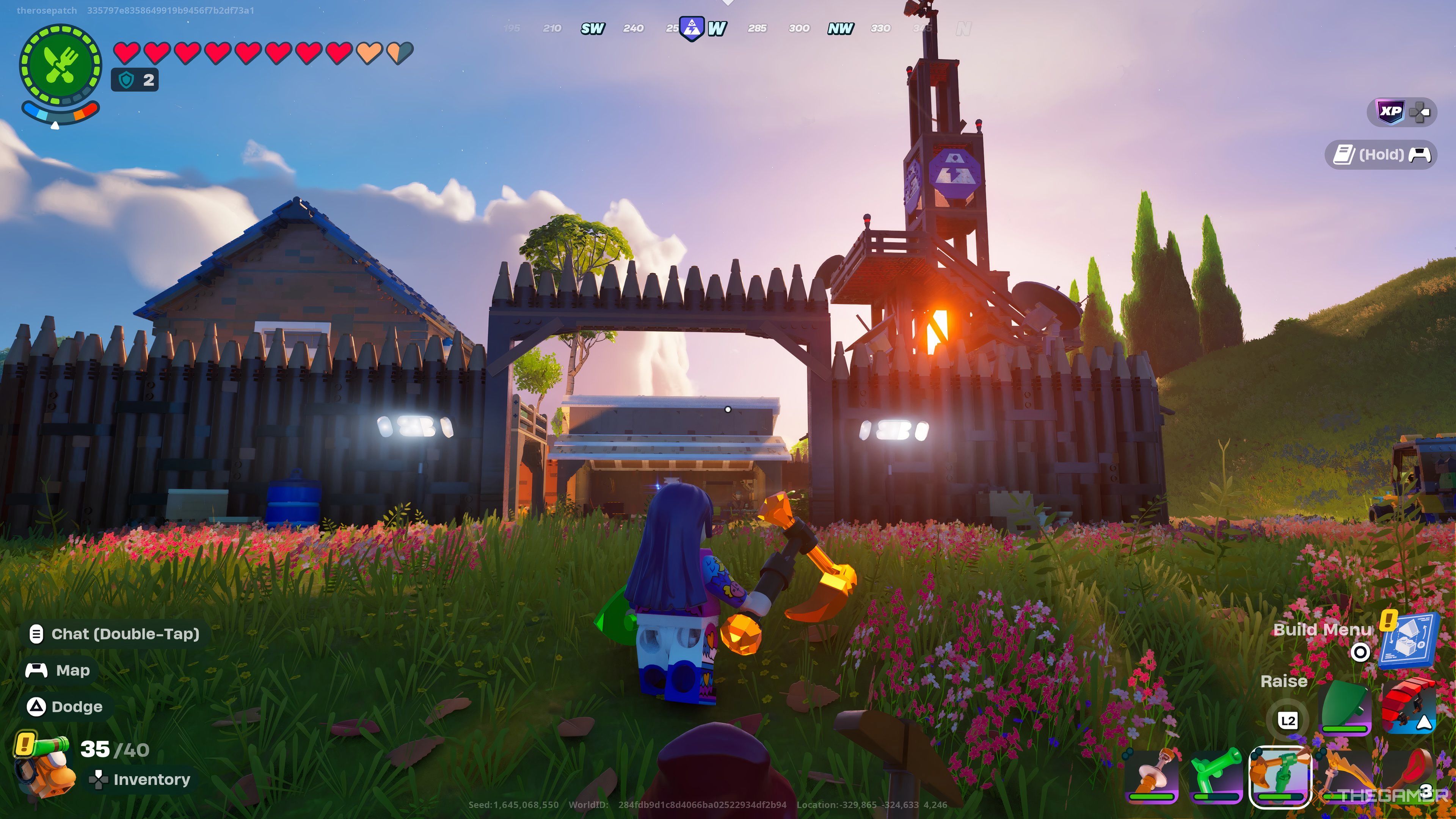 Standing In Front Of Storm Chaser Base Camp In Lego Fortnite Odyssey.