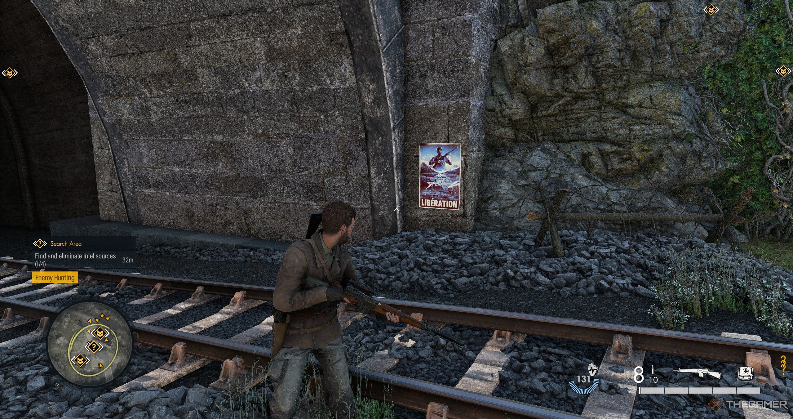 A photo of a Propaganda Poster in Sniper Elite: Resistance.