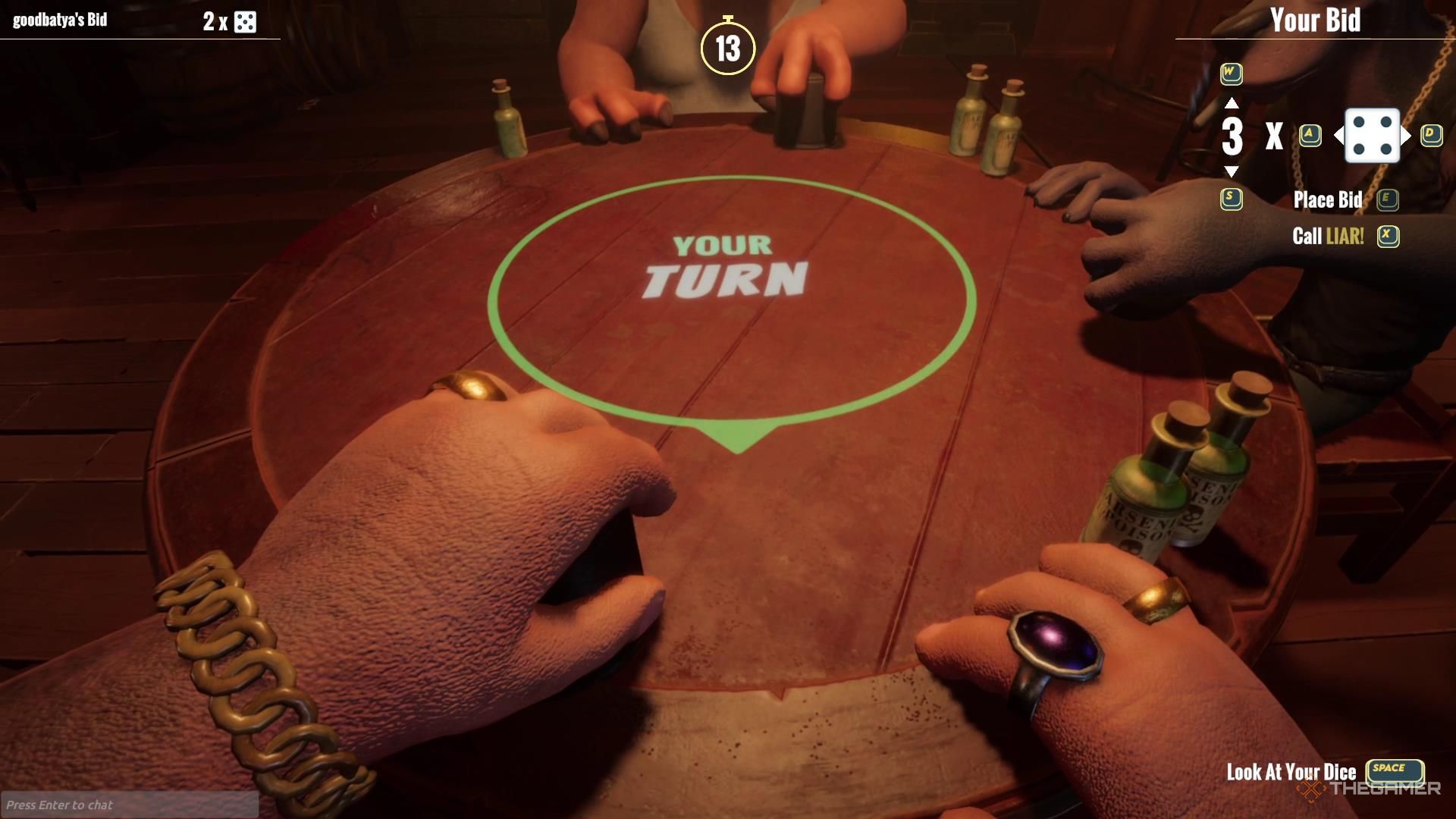 How To Play Liar's Dice In Liar's Bar