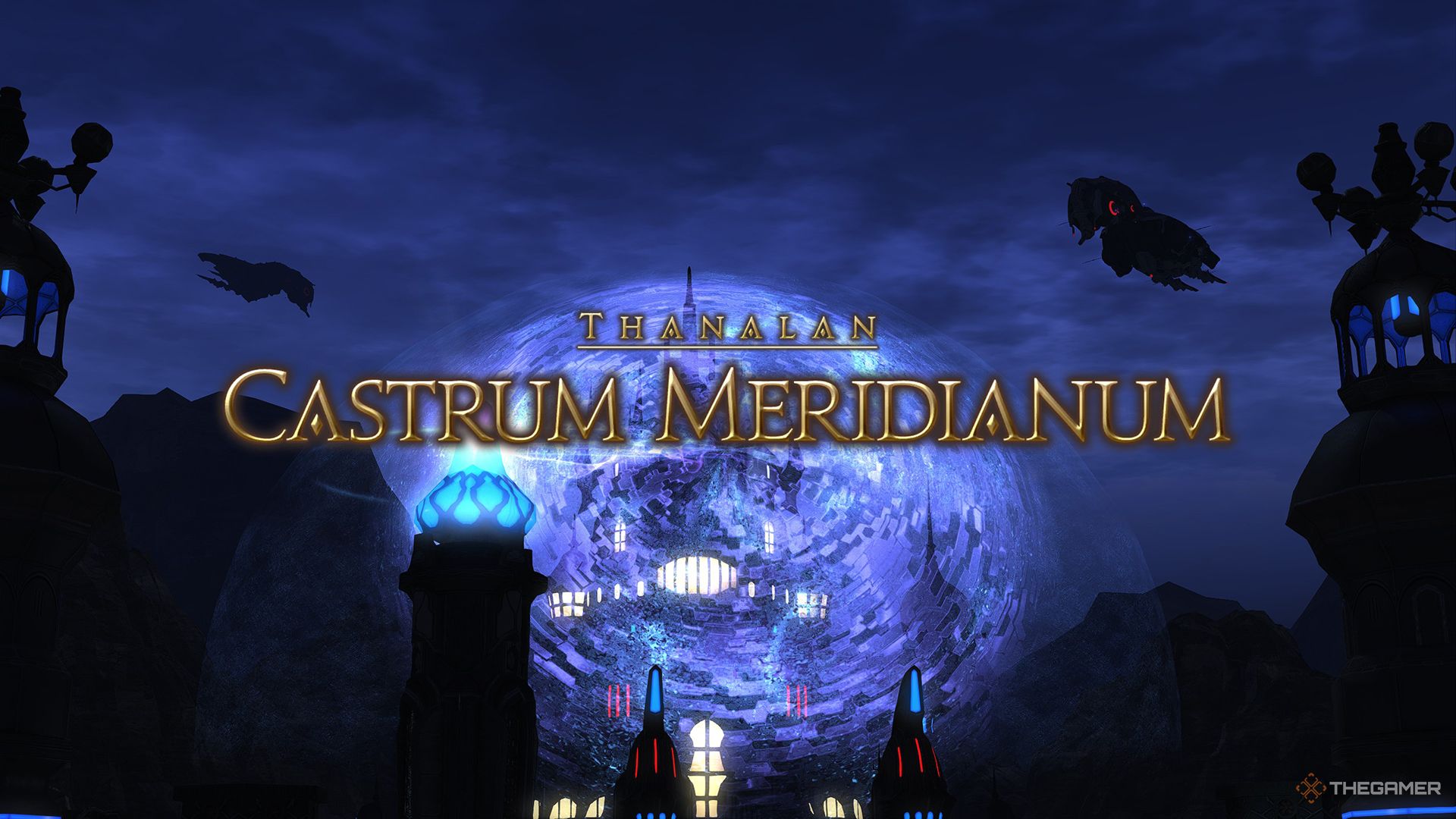 The dungeon intro cutscene for Castrum Meridianum in Final Fantasy 14.