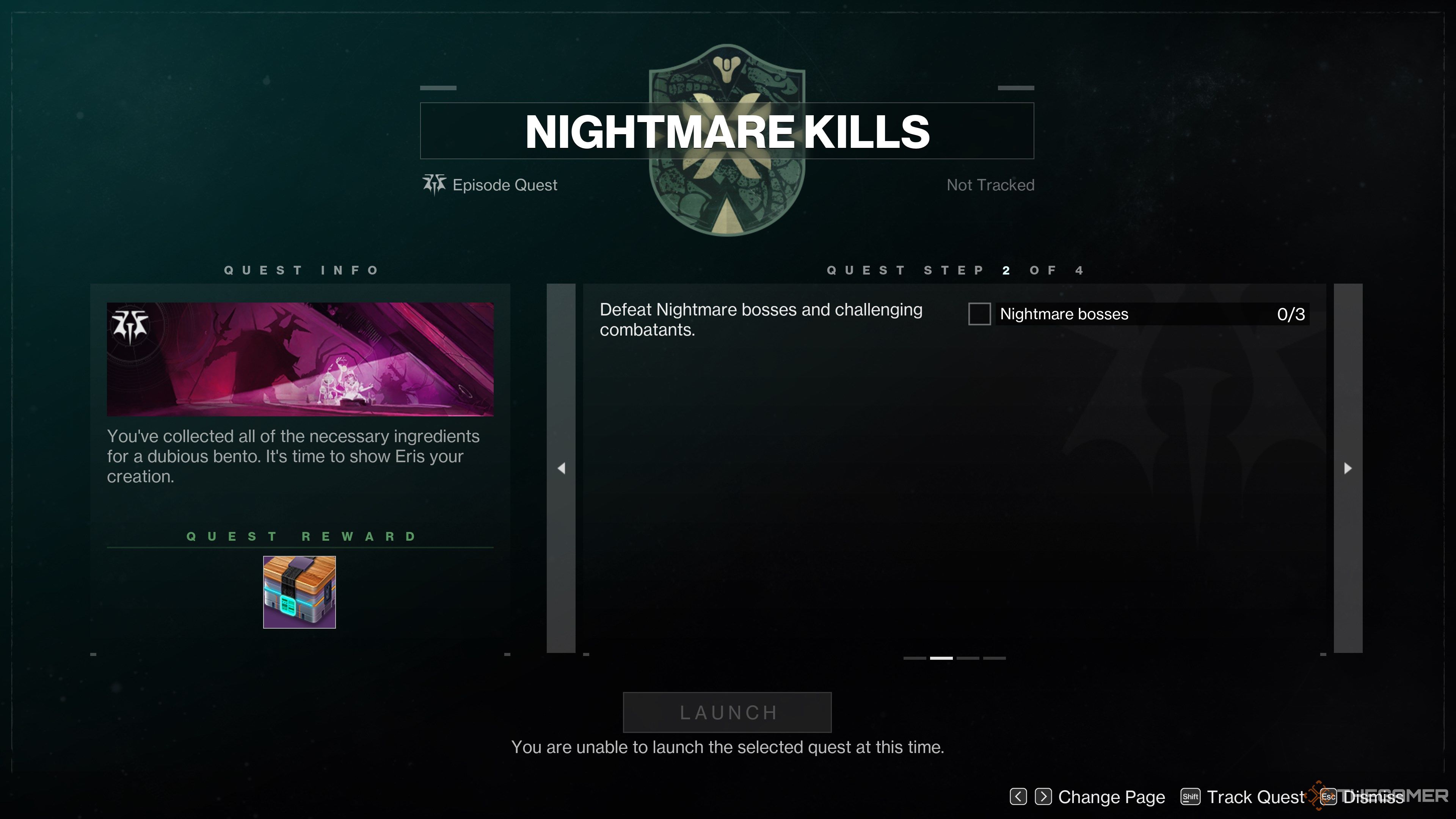 Destiny 2 Nightmare Kills Quest