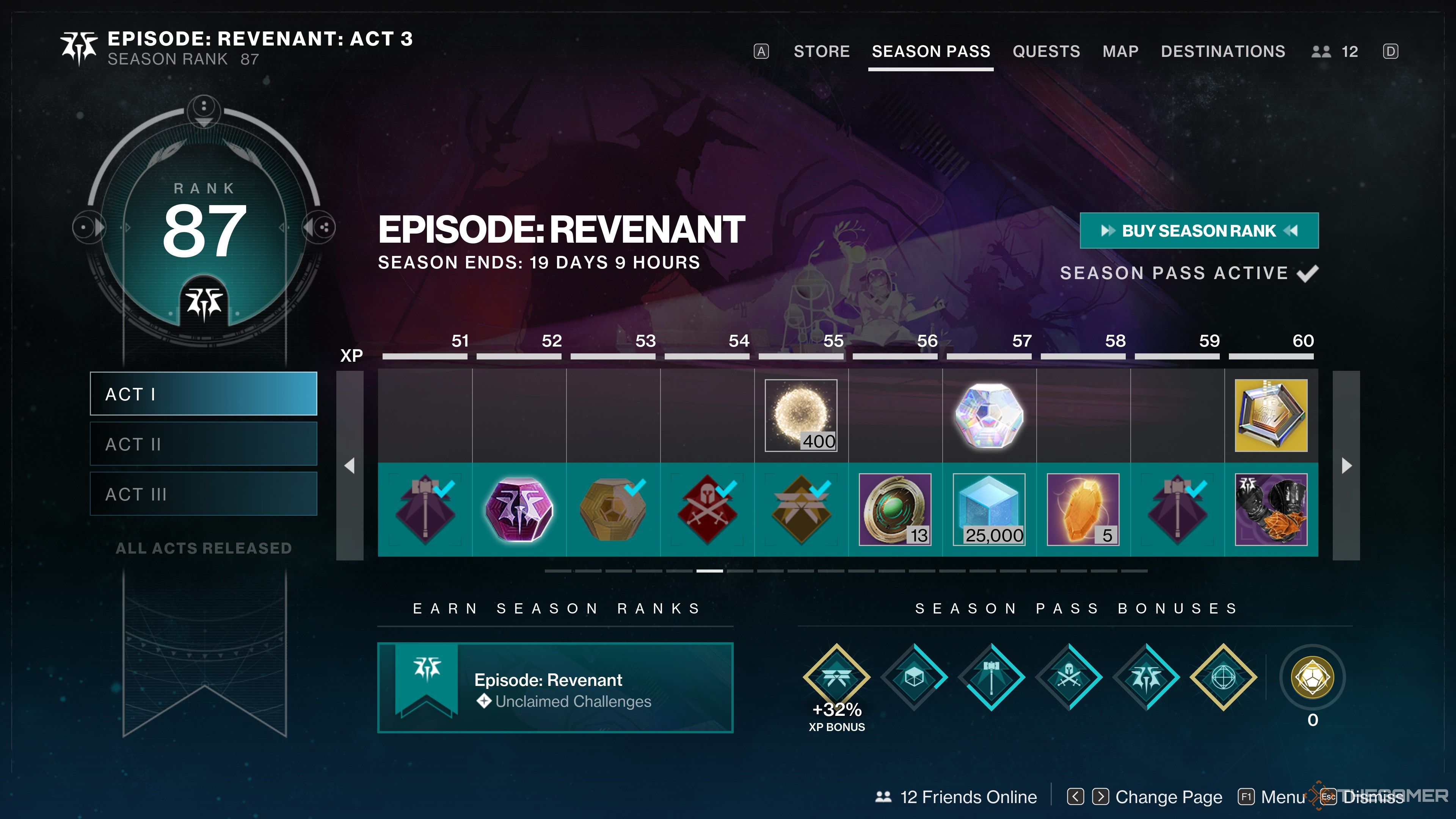 Season Pass Destiny 2 با Exotic Cipher