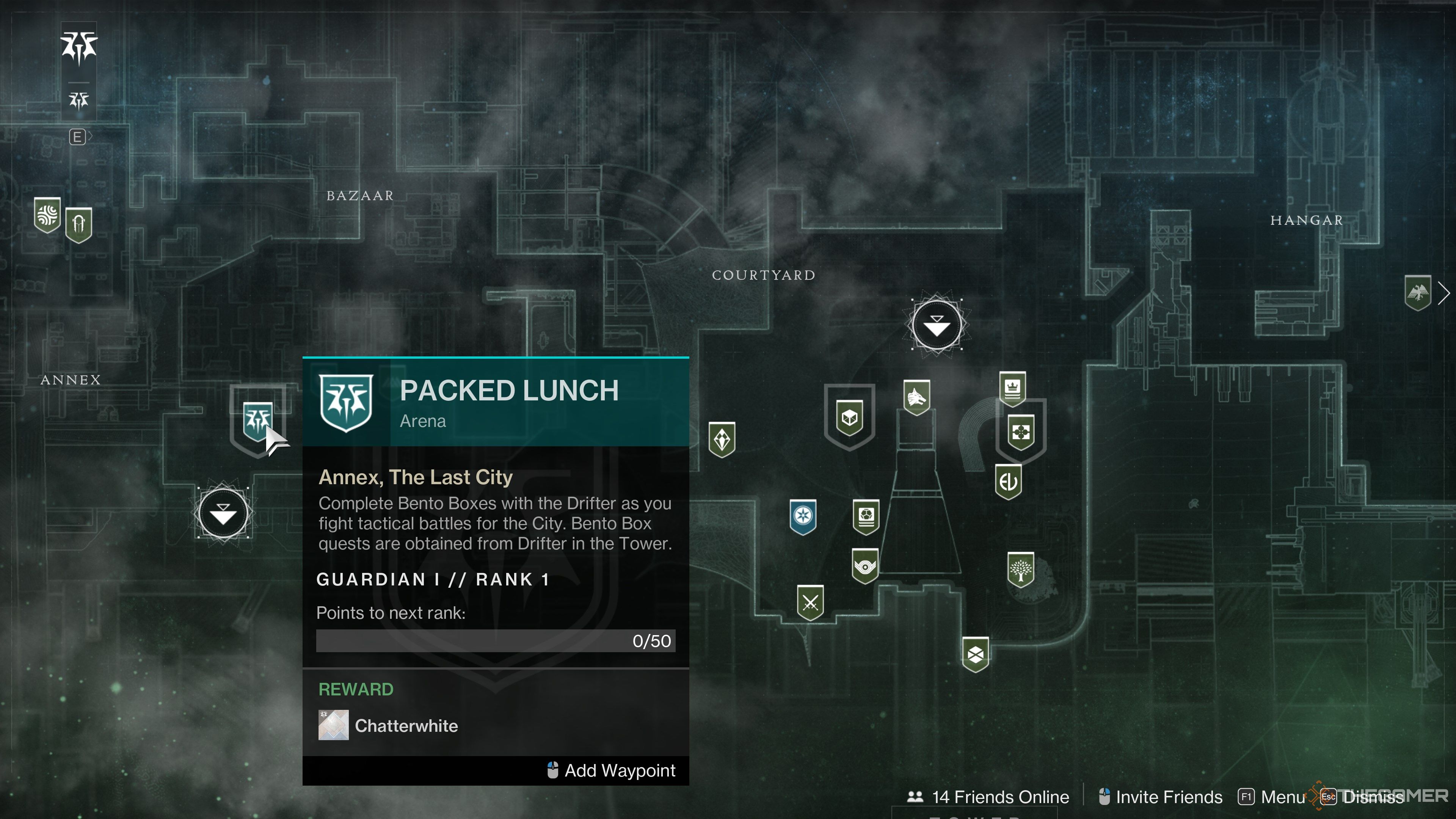 Destiny 2 Tower Drifter Location
