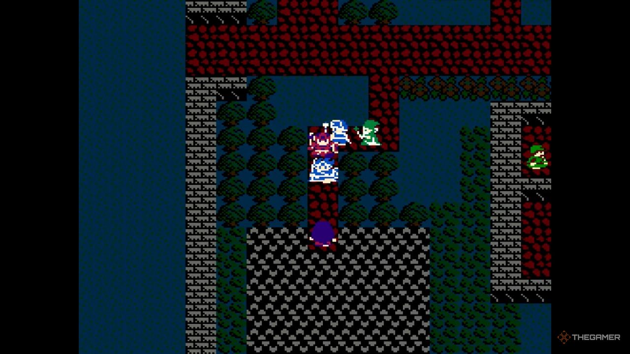 Gameplay of Dragon Warrior 3 on the NES.