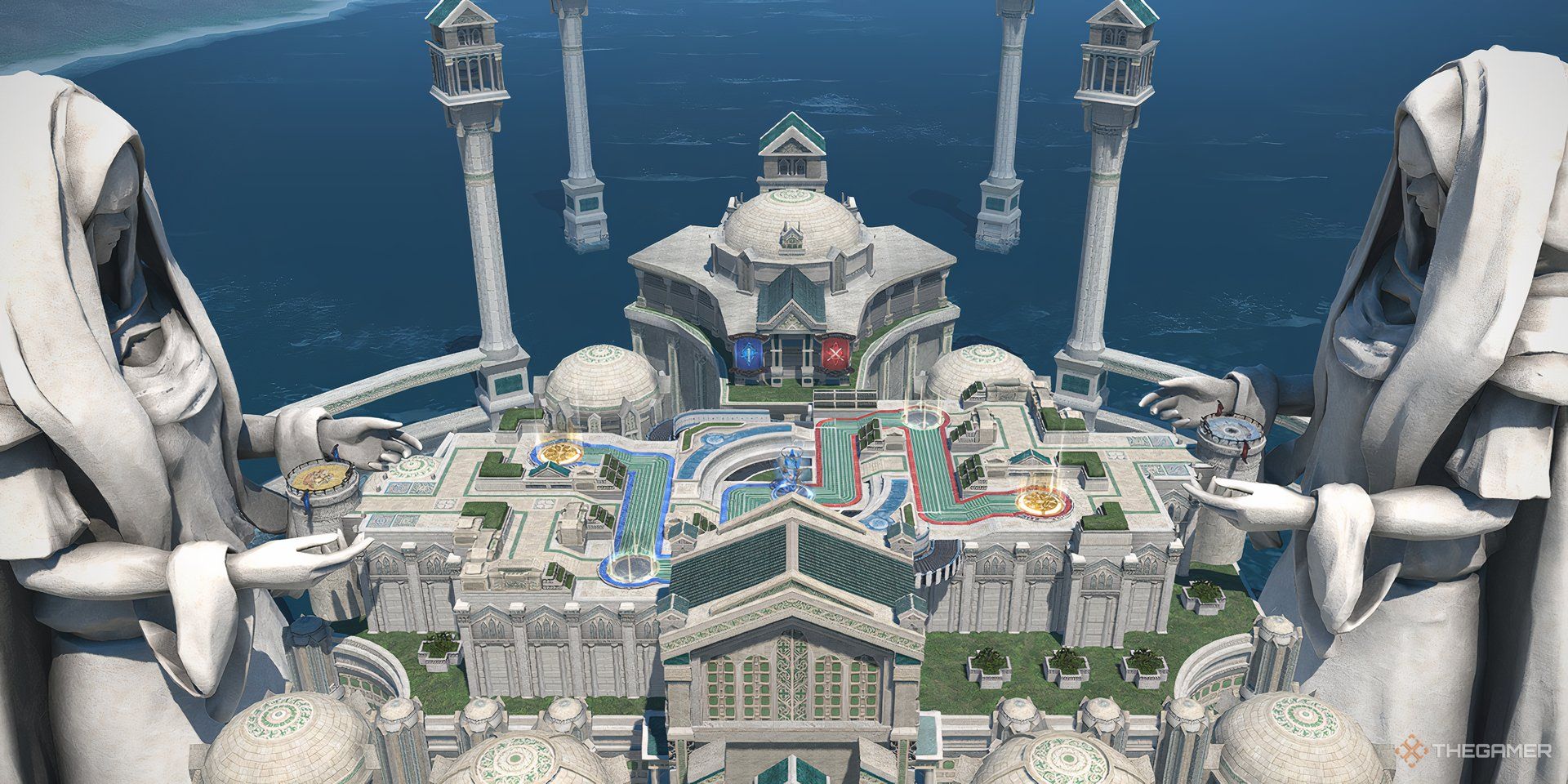 صفحه نمایش درگیری کریستالی در Final Fantasy 14.