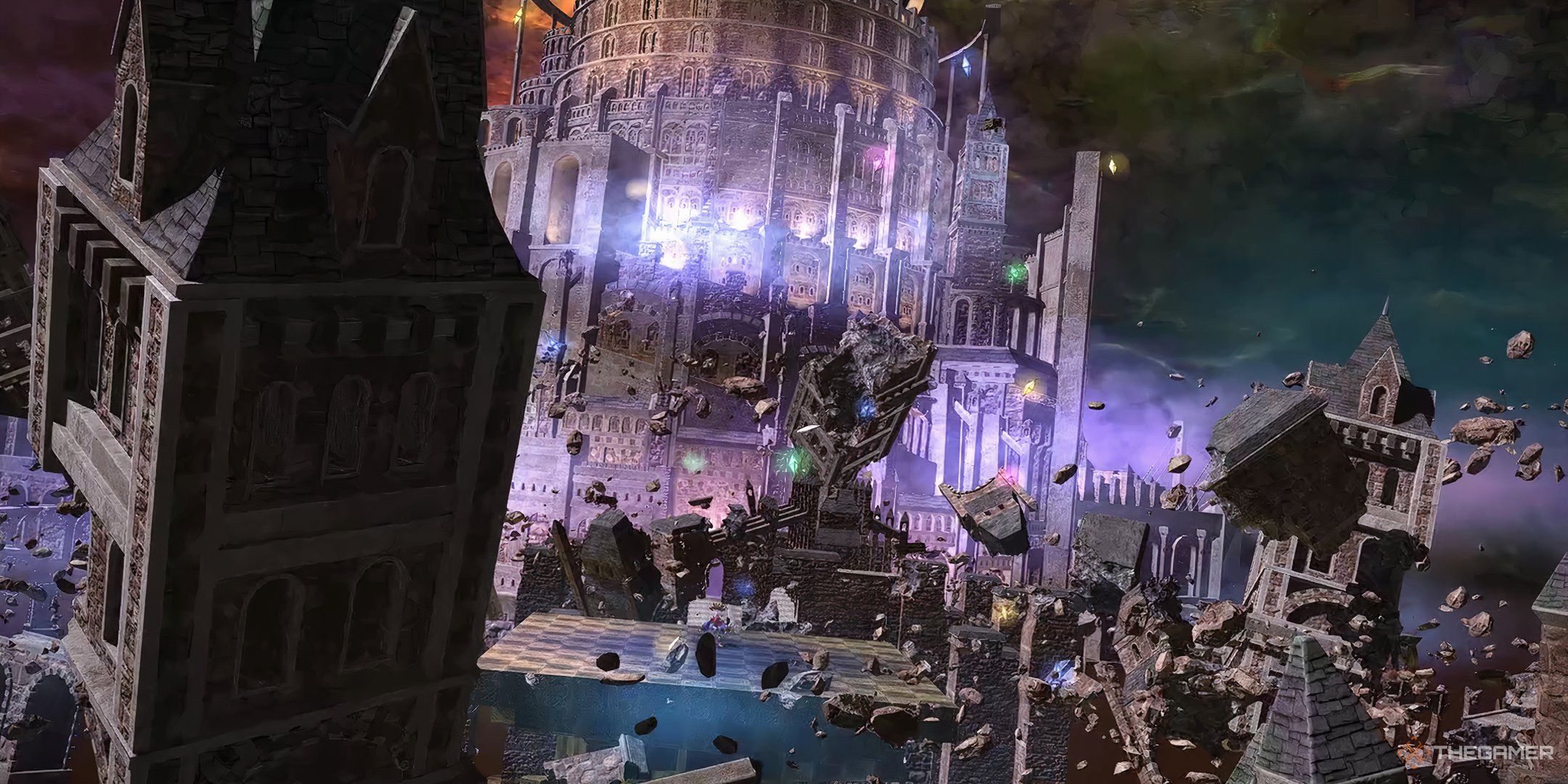 The Jeuno city in Final Fantasy 14.