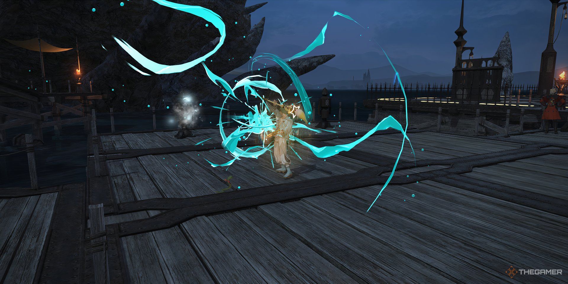 یکی از اقدامات Pictomancer در PvP در Final Fantasy 14.