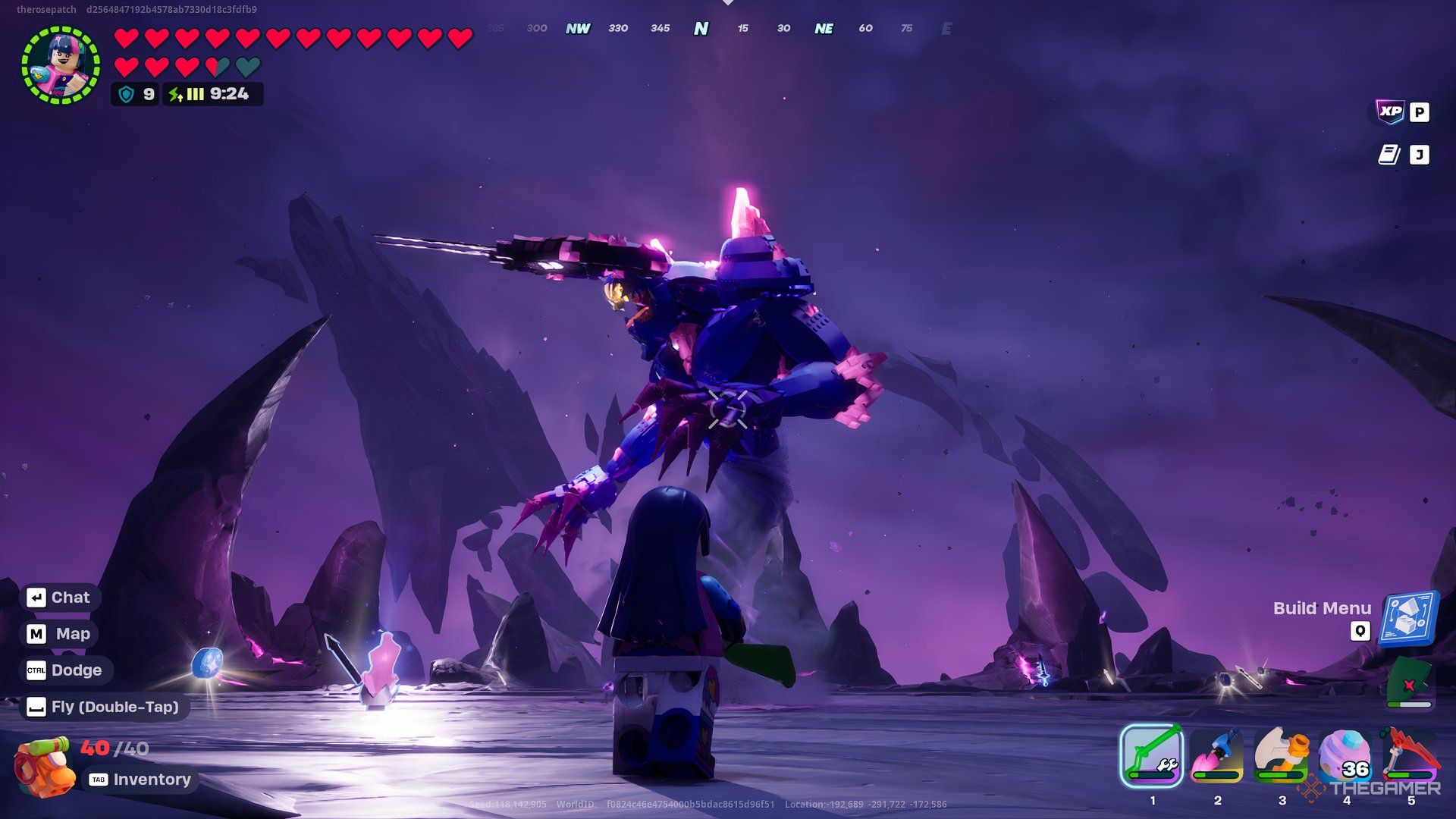 Fighting The Storm King In Lego Fortnite Odyssey.