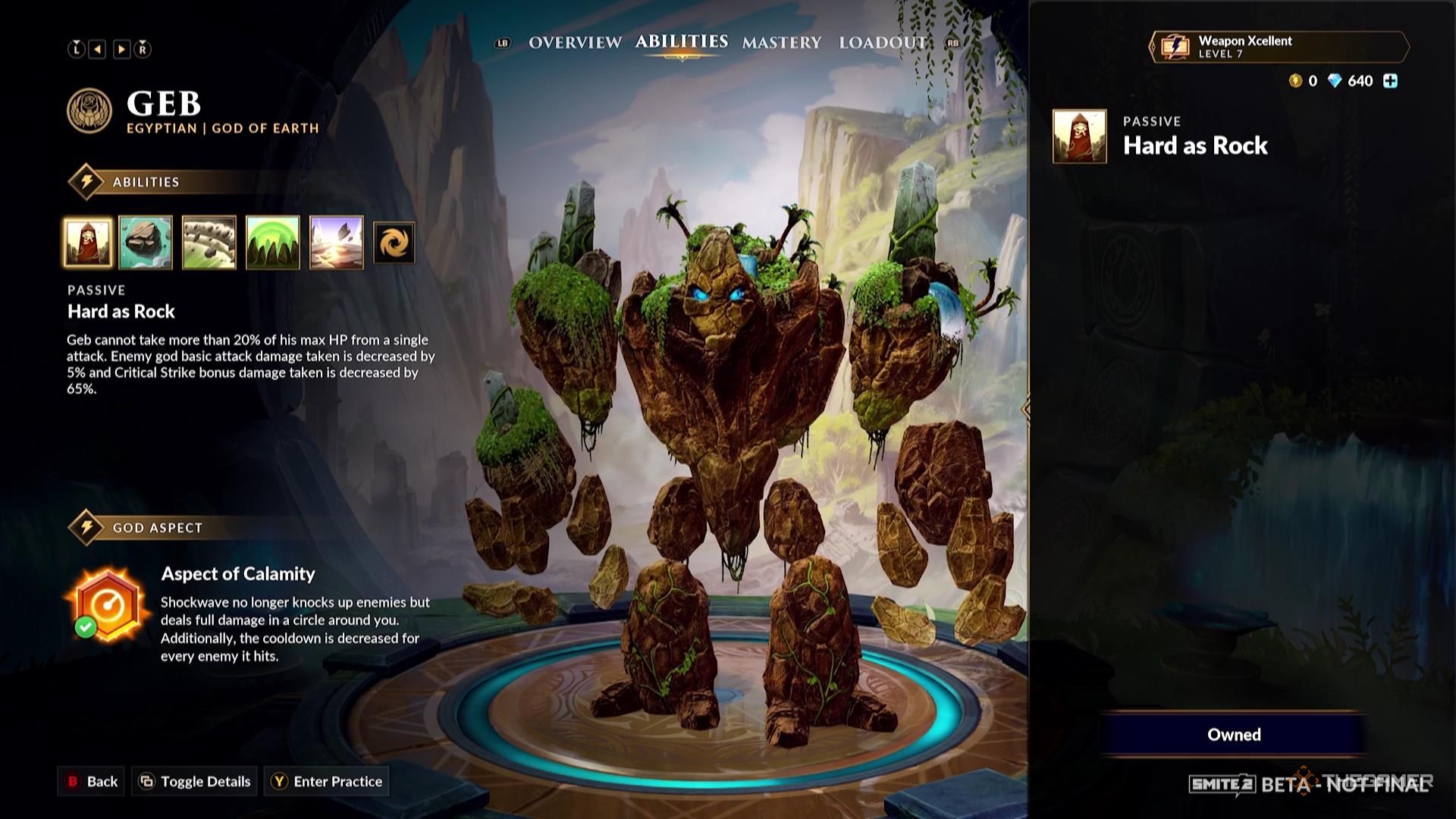 Geb&rsquo;s ability description in Smite 2.