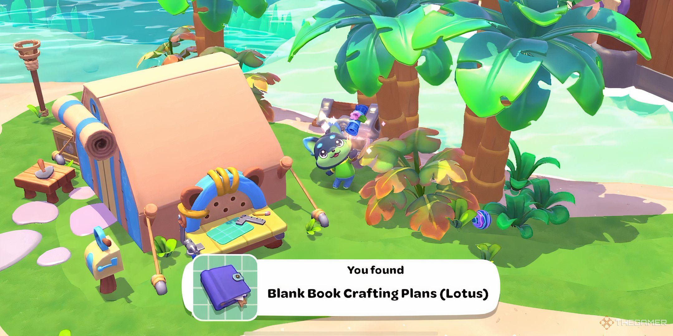 Hello Kitty Island Adventure opening a chest.